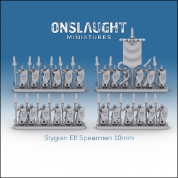 Stygian Elf Spearmen 10mm